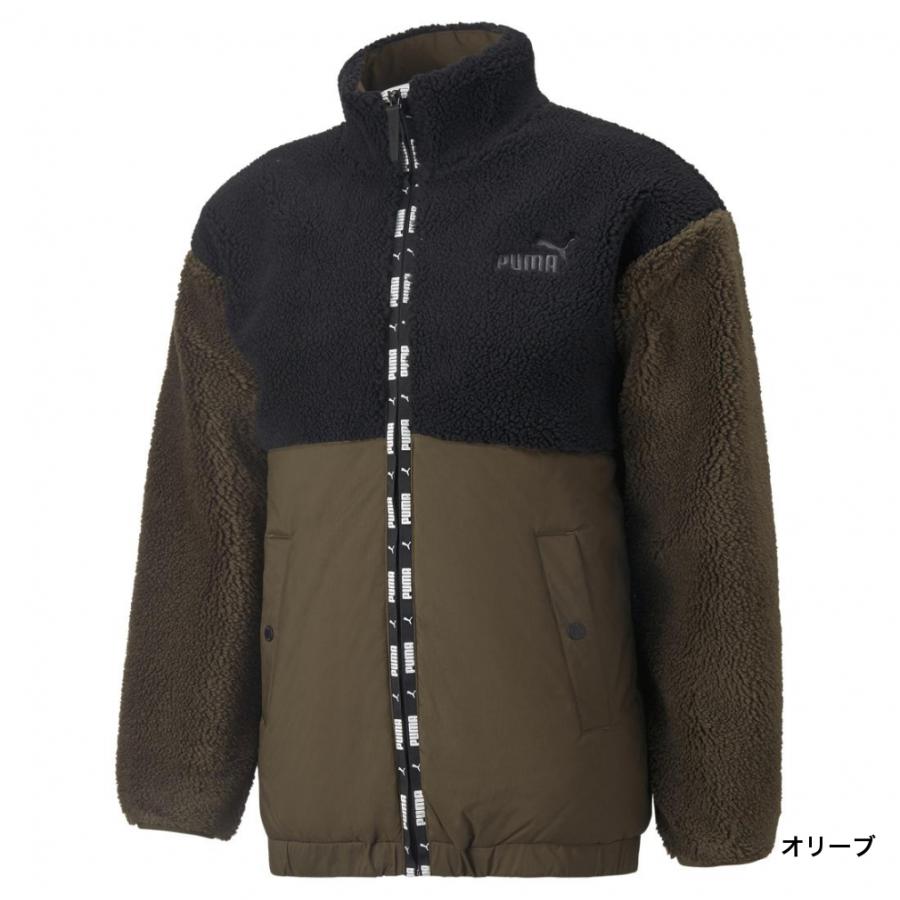 PUMA（プーマ） メンズ フリースジャケット シェルパ ハイブリッド