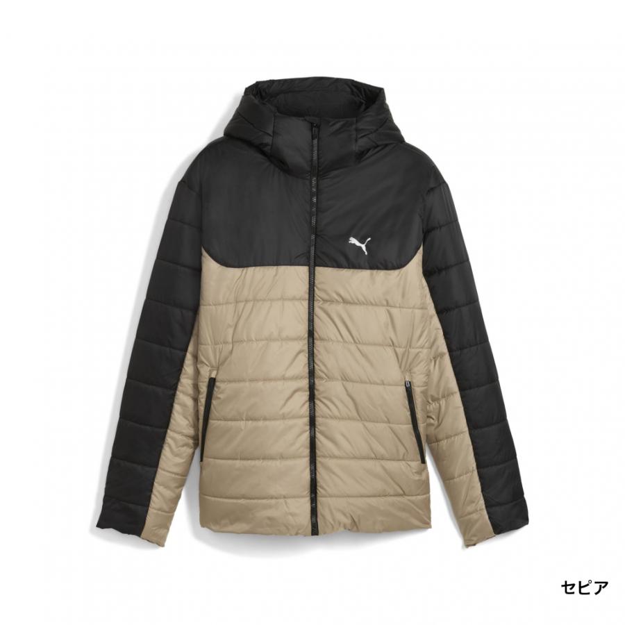 PUMA（プーマ） メンズ 中綿ジャケット ESS フーデッド パデッド JKT