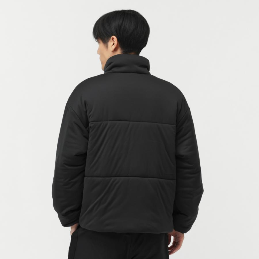 メンズ GMプリントパデットジャケット 黒　2025新作　定価56100円 NB公式アウトレット】 NB刺繍パデッドジャケット ｜ニューバランス公式