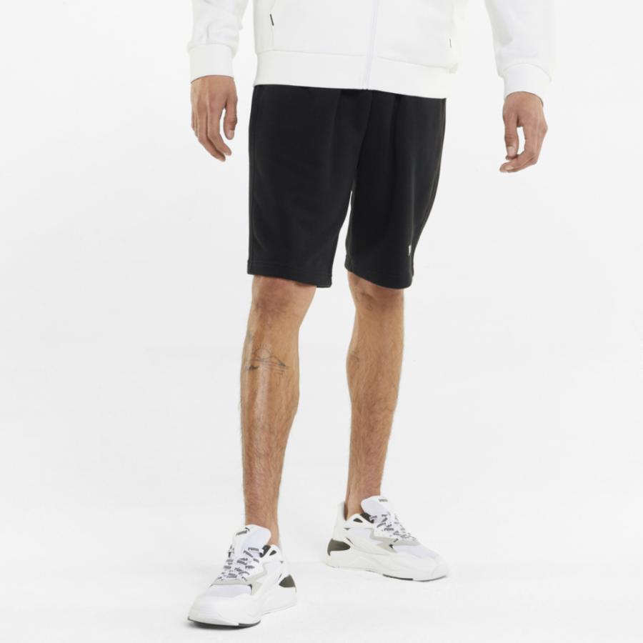 プーマ メンズ スウェットハーフパンツ ESS+ リラックス ショーツ 849552 01 スポーツウェア : ブラック PUMA|alpen-group|03