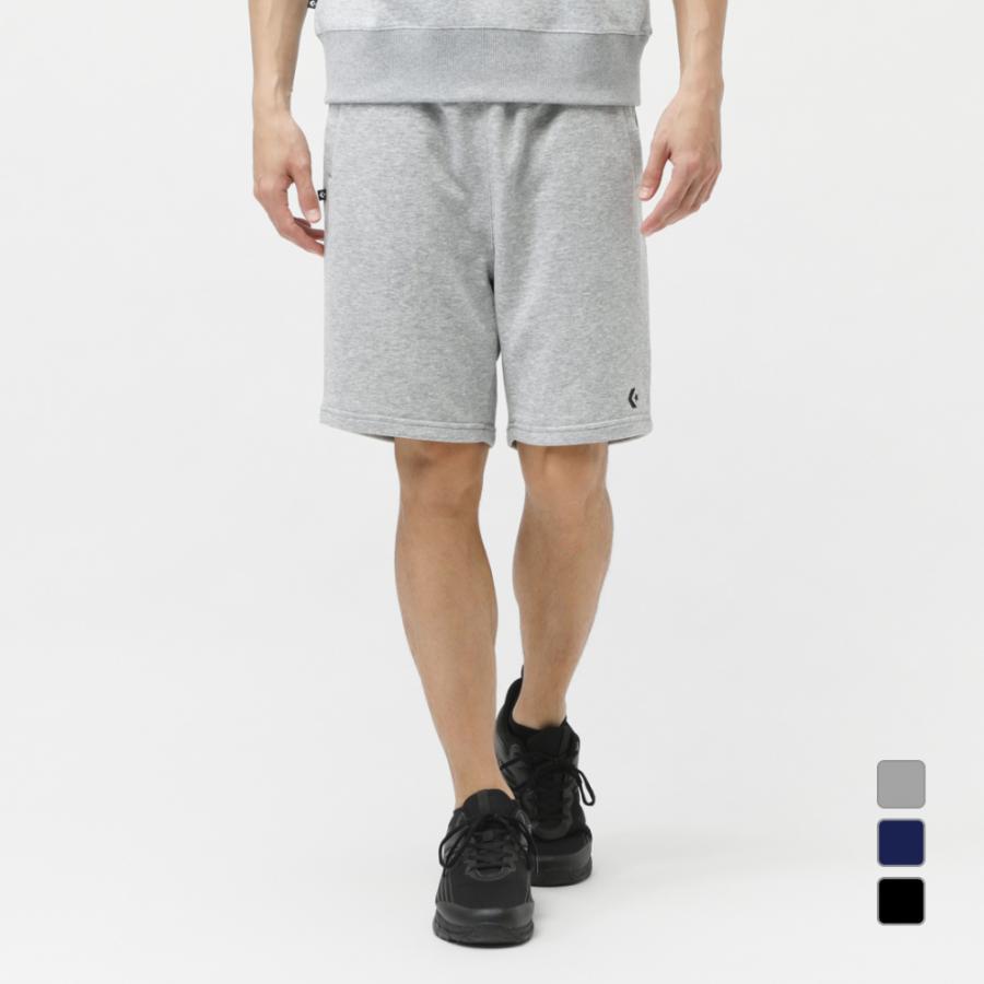HTH ロンパーグレー スウェットショートパンツ ハート CONVERSE（コンバース） メンズ スウェット ハーフパンツ ES