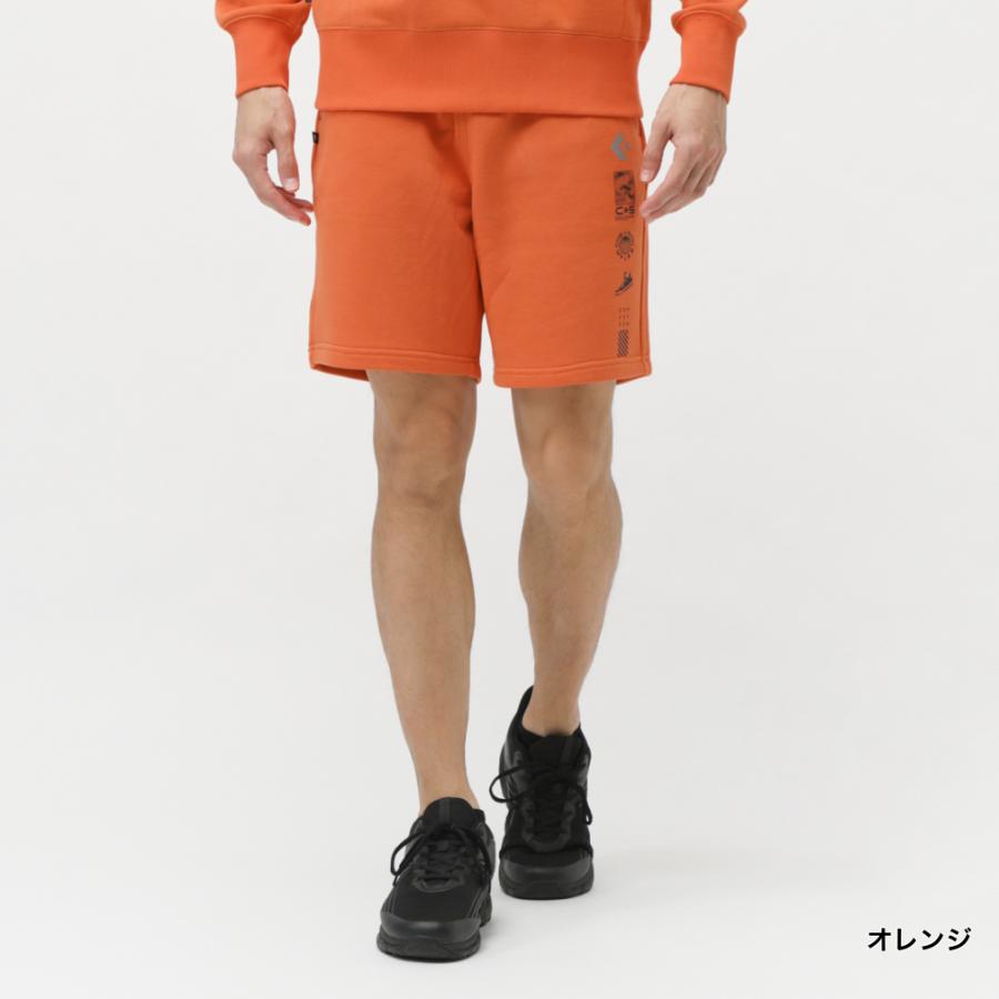CONVERSE（コンバース） メンズ スウェット ハーフパンツ バーティカル