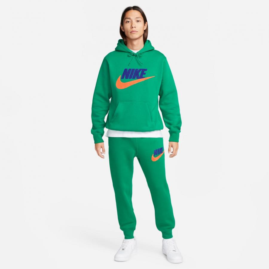 NIKEフリース XLパーカー オレンジ ブルー 上下 ジョガーパンツ