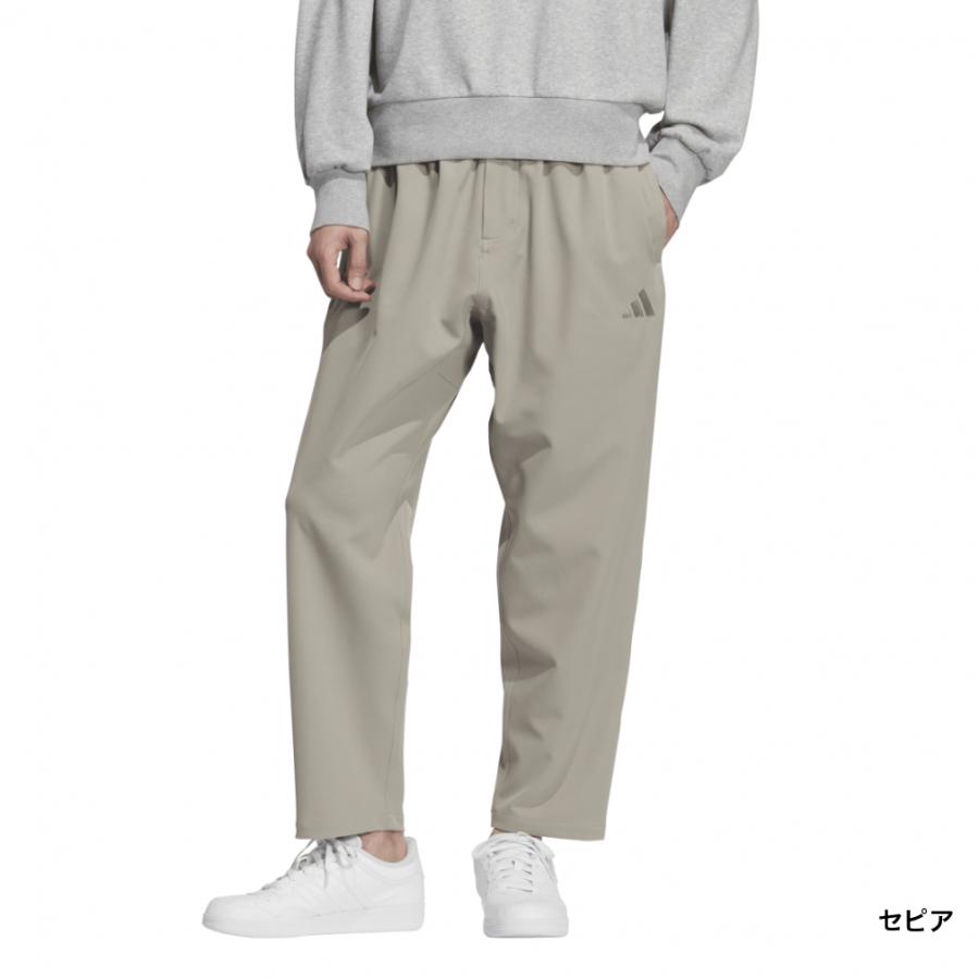 adidas ゴルフパンツ ストレート ベージュ イージー ジップアップ