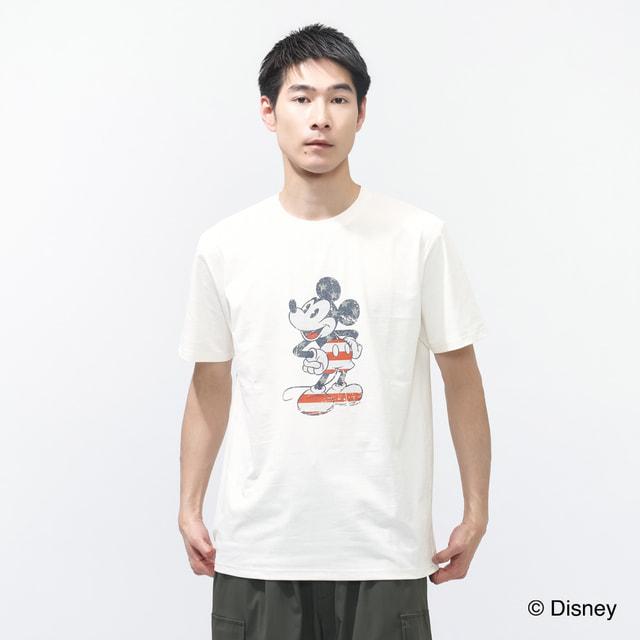 Disney（ディズニー） メンズ 半袖 Tシャツ UVカットドライ