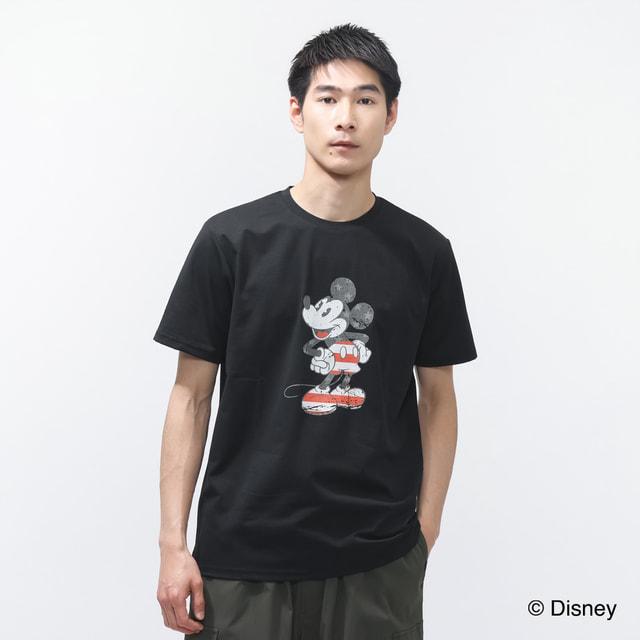 Disney（ディズニー） メンズ 半袖 Tシャツ UVカットドライ