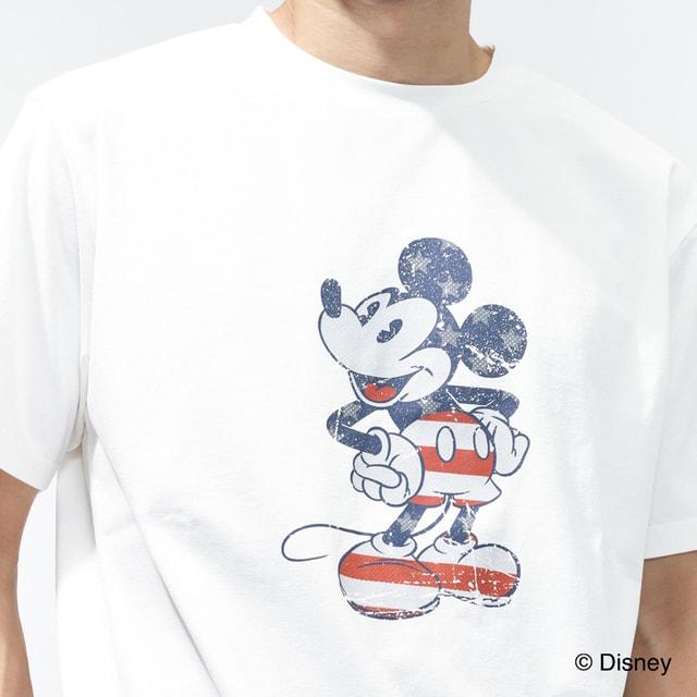 Disney（ディズニー） メンズ 半袖 Tシャツ UVカットドライ