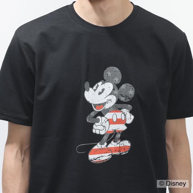 【専用値引】インポート　プリントTシャツ  Tシャツ 半袖　ミッキー Disney（ディズニー） tシャツ 「」別注 ミッキーマウス / WOWプリント