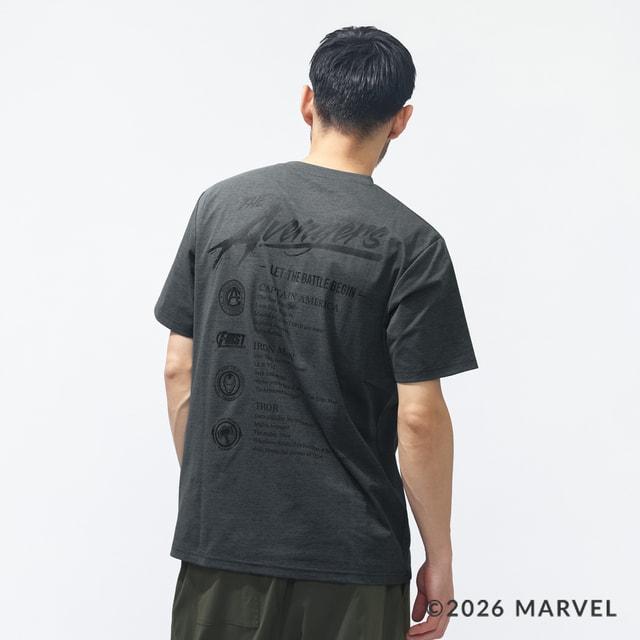 MARVEL（マーベル） メンズ 半袖 Tシャツ UVカットドライグラフィックT 
