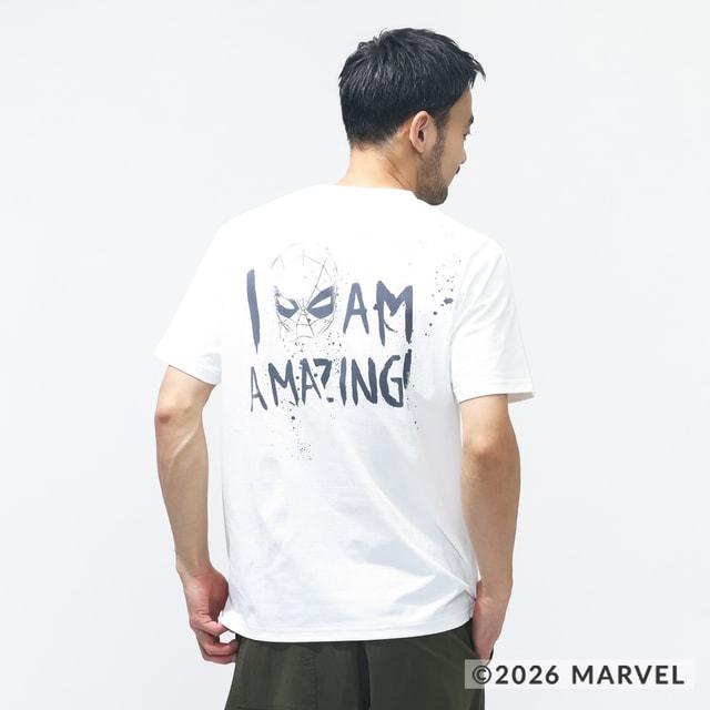 MARVEL（マーベル） メンズ 半袖 Tシャツ UVカットドライグラフィックT