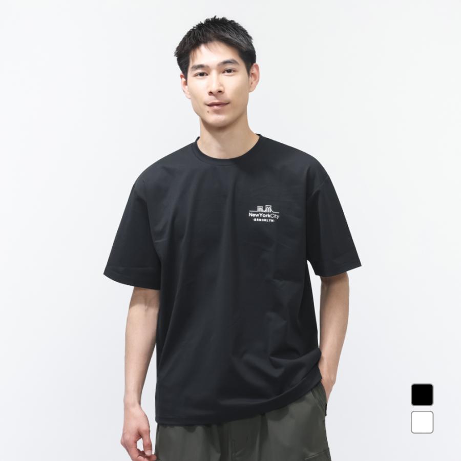 TIGORA（ティゴラ） メンズ 半袖 Tシャツ UVカットドライグラフィックT