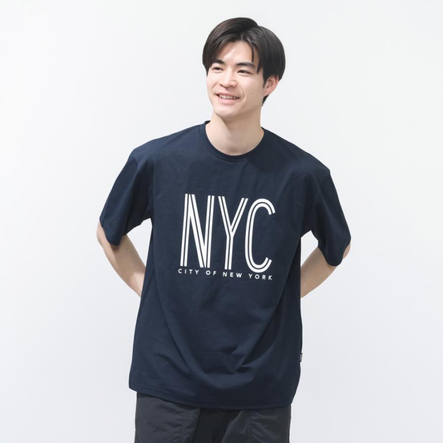 TIGORA（ティゴラ） メンズ 半袖 Tシャツ UVカットTシャツ NYCセンター