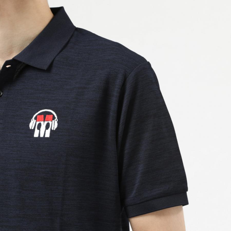 Disney ディズニー メンズ 半袖 ポロシャツ ストレッチ鹿の子