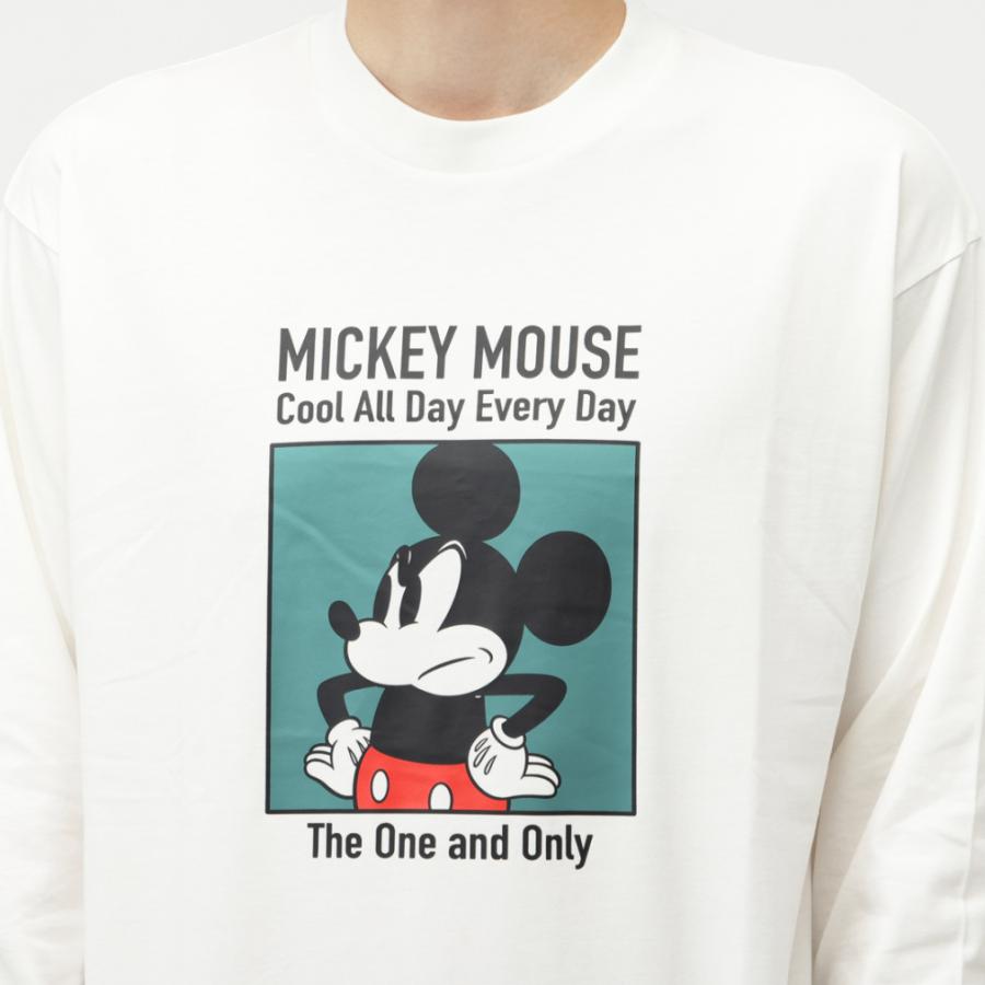 Disney（ディズニー） メンズ 長袖 Tシャツ ロングTシャツ ミッキー