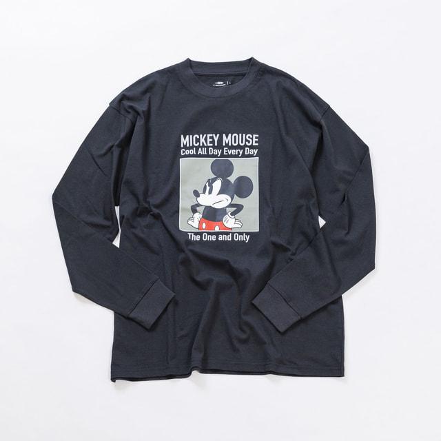 Disney（ディズニー） メンズ 長袖 Tシャツ ロングTシャツ ミッキー