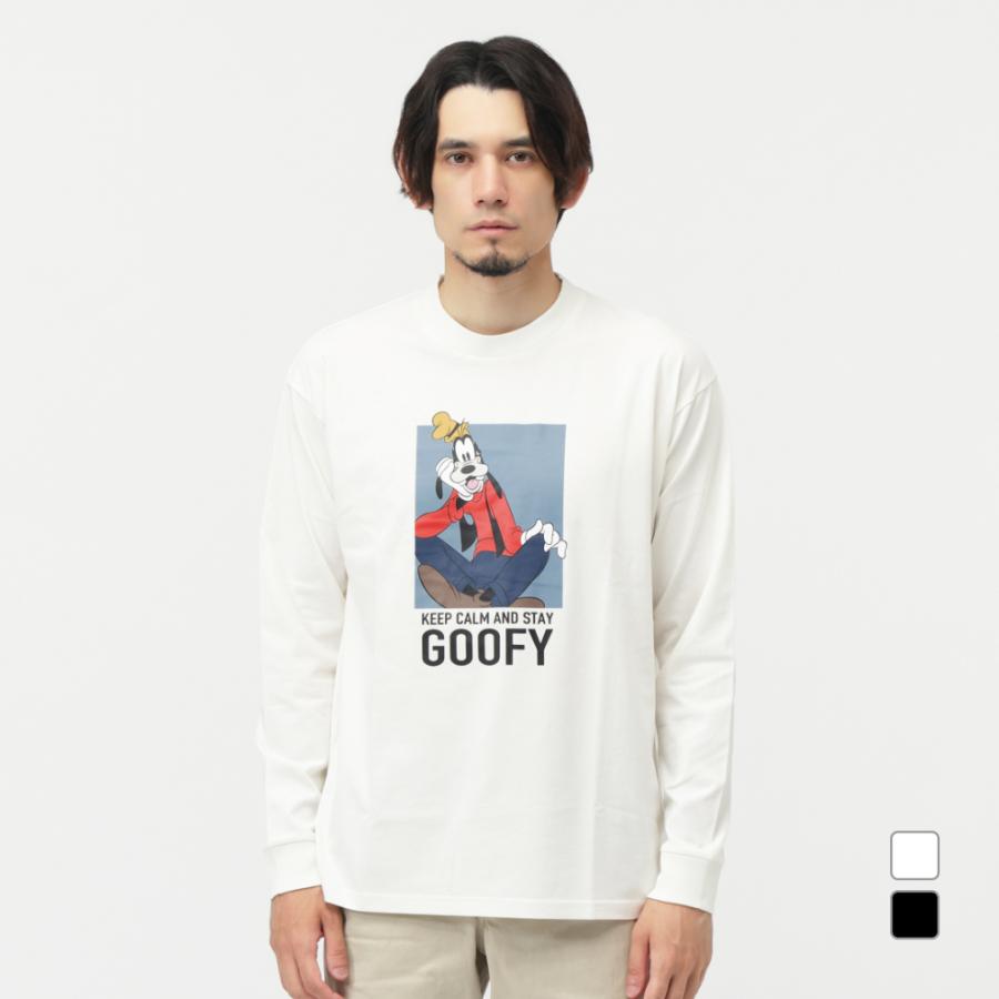 【未使用】海外ディズニー　ディズニーワールド　ロンT　長袖Tシャツ　3L Disney（ディズニー） メンズ 長袖 Tシャツ ロングTシャツ グーフィー