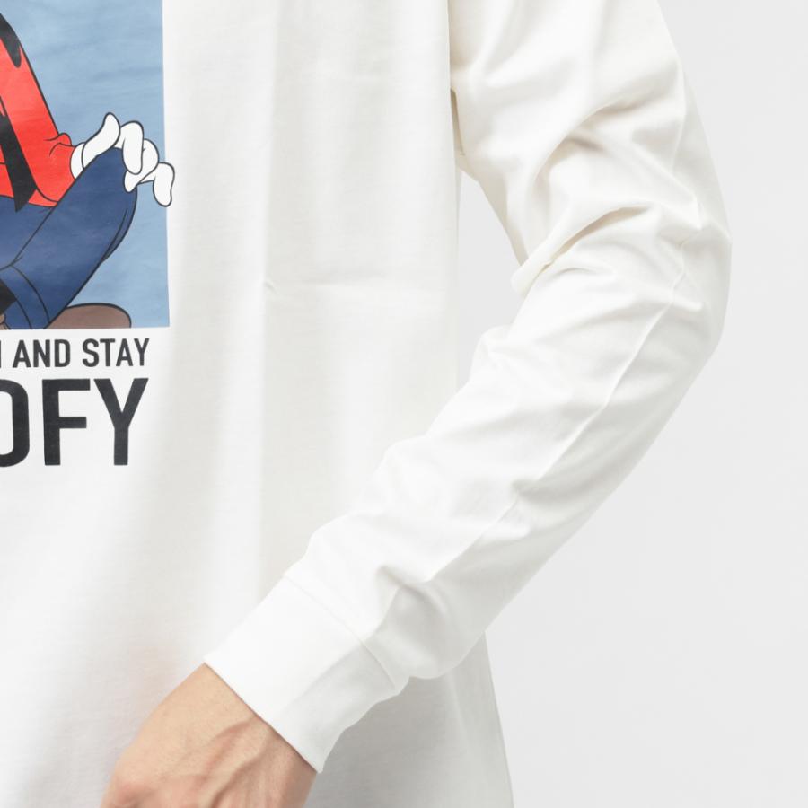 Disney（ディズニー） メンズ 長袖 Tシャツ ロングTシャツ グーフィー