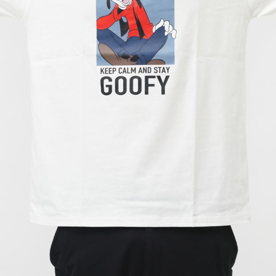 Disney（ディズニー） メンズ 長袖 Tシャツ ロングTシャツ グーフィー