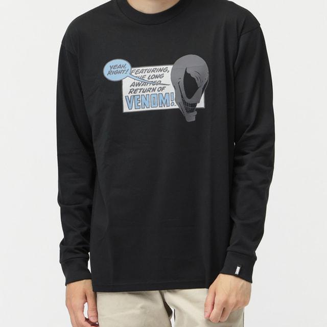 MARVEL（マーベル） メンズ 長袖 Tシャツ ロングTシャツ ヴェノム TRMV