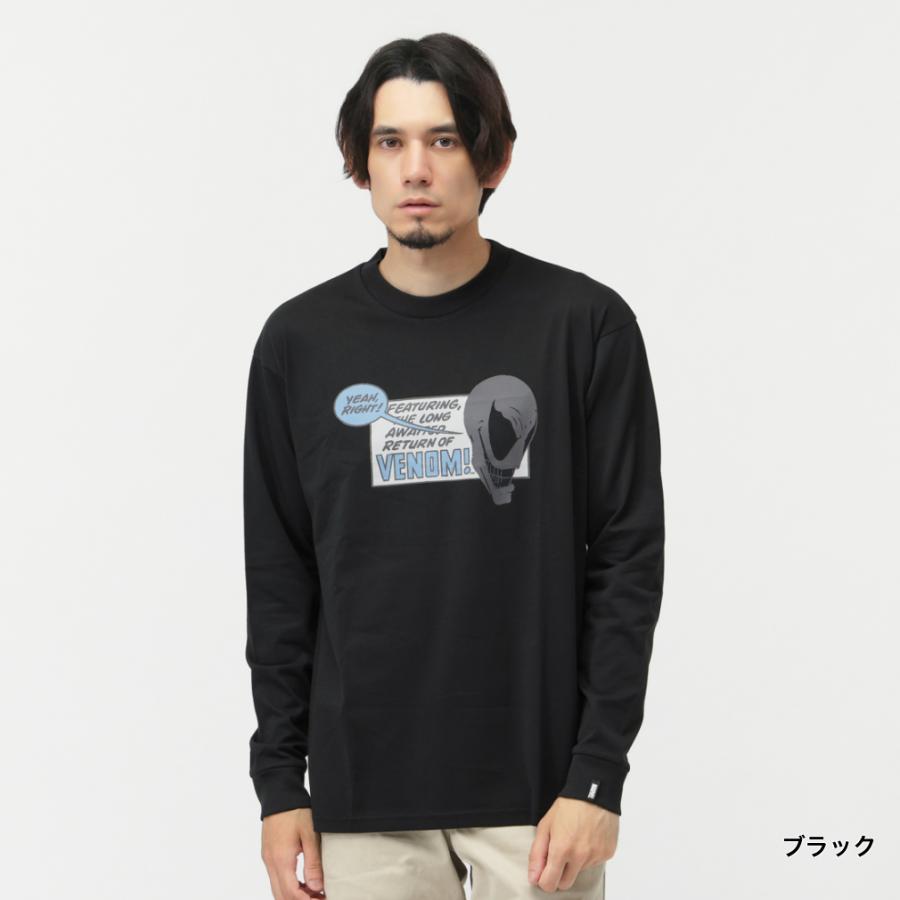 MARVEL（マーベル） メンズ 長袖 Tシャツ ロングTシャツ ヴェノム TRMV