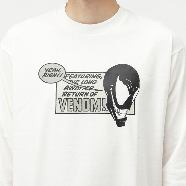 MARVEL（マーベル） メンズ 長袖 Tシャツ ロングTシャツ ヴェノム TRMV