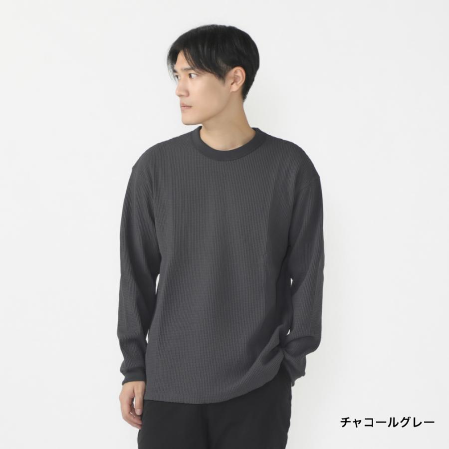 TIGORA ティゴラ メンズ 長袖 Tシャツ ワッフルロングTシャツ TR TIGORA ティゴラ メンズ 長袖 Tシャツ ワッフルロングTシャツ TR