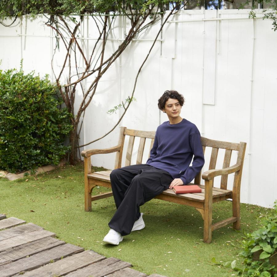 TIGORA（ティゴラ） メンズ 長袖 Tシャツ ワッフルロングTシャツ TR