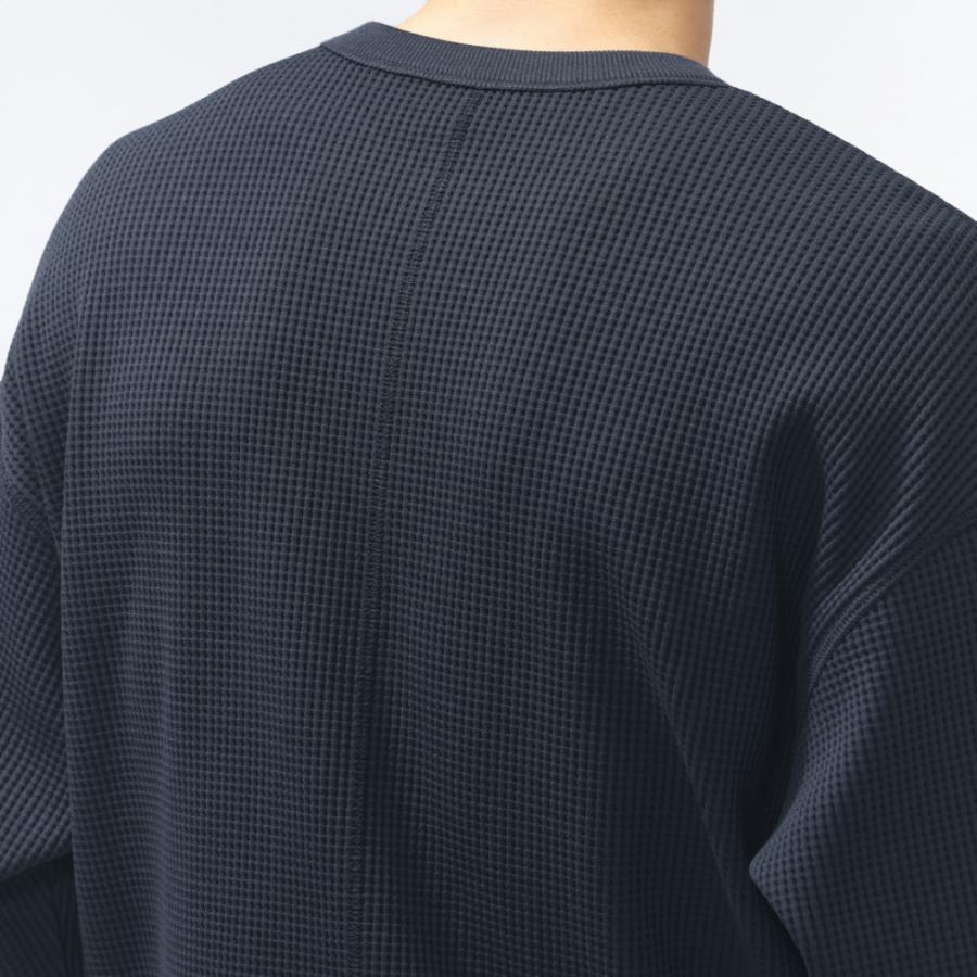 TIGORA（ティゴラ） メンズ 長袖 Tシャツ ワッフルロングTシャツ TR
