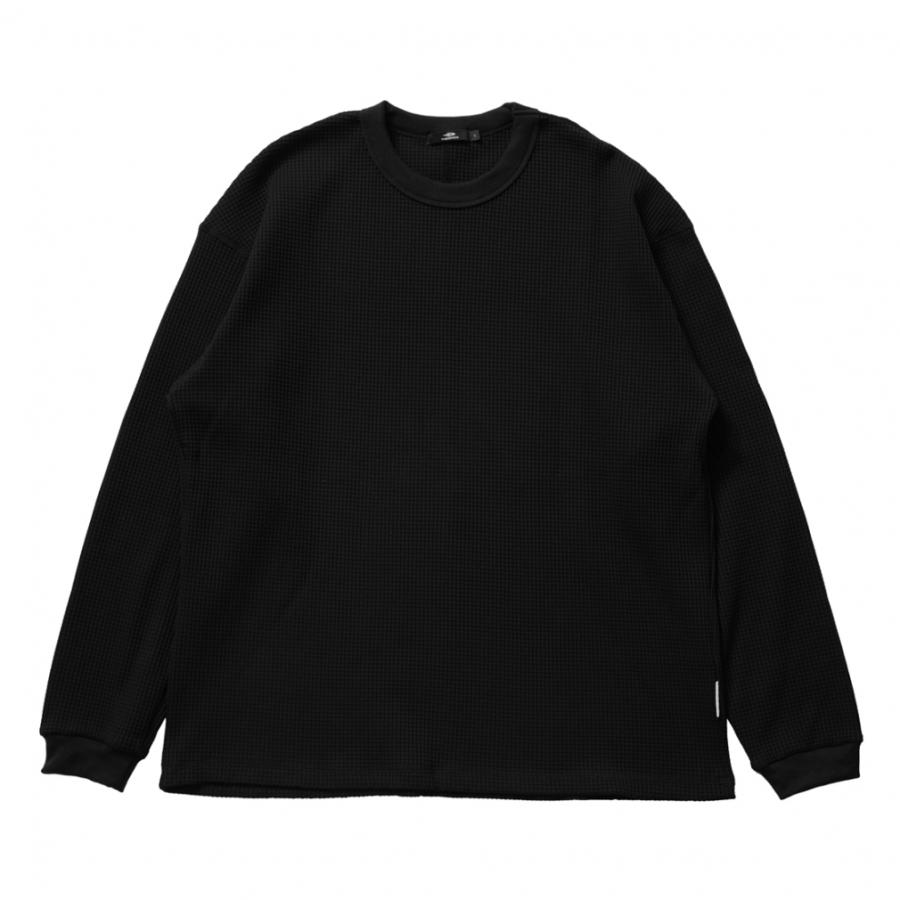 TIGORA（ティゴラ） メンズ 長袖 Tシャツ ワッフルロングTシャツ TR