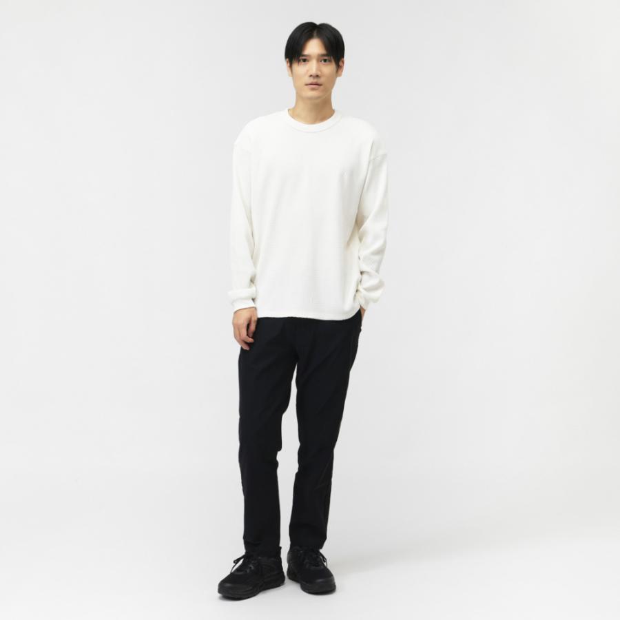 TIGORA（ティゴラ） メンズ 長袖 Tシャツ ワッフルロングTシャツ TR