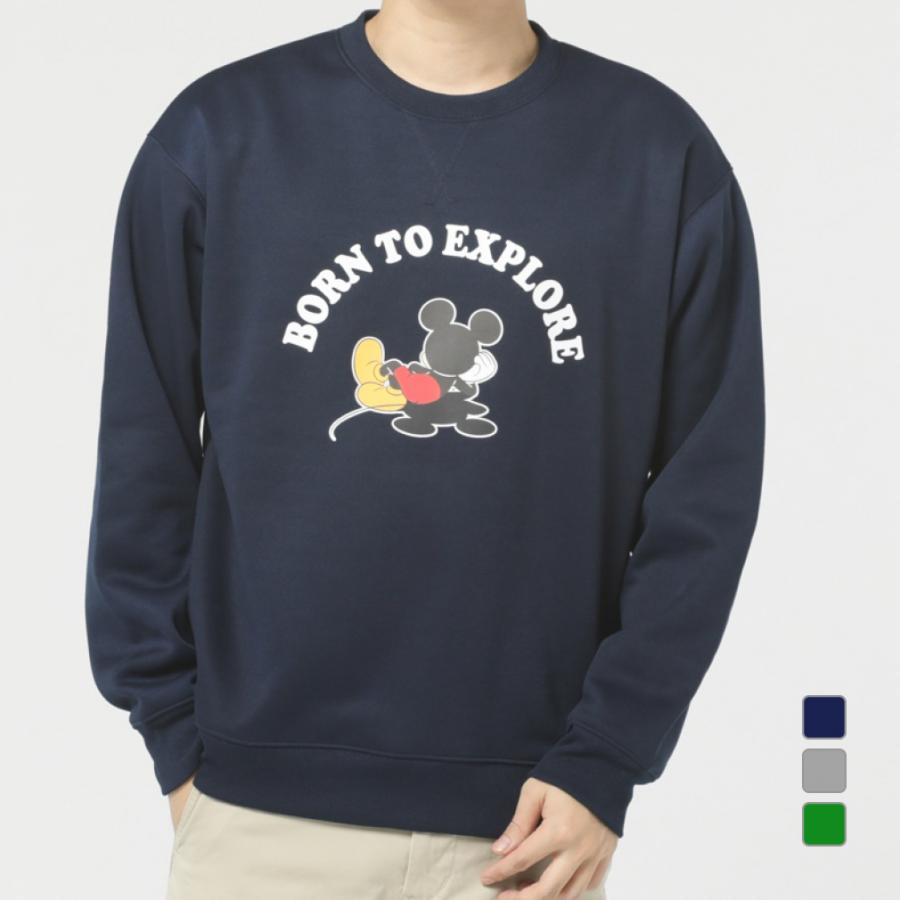 Disney ディズニー メンズ スウェット トレーナー スウェット裏