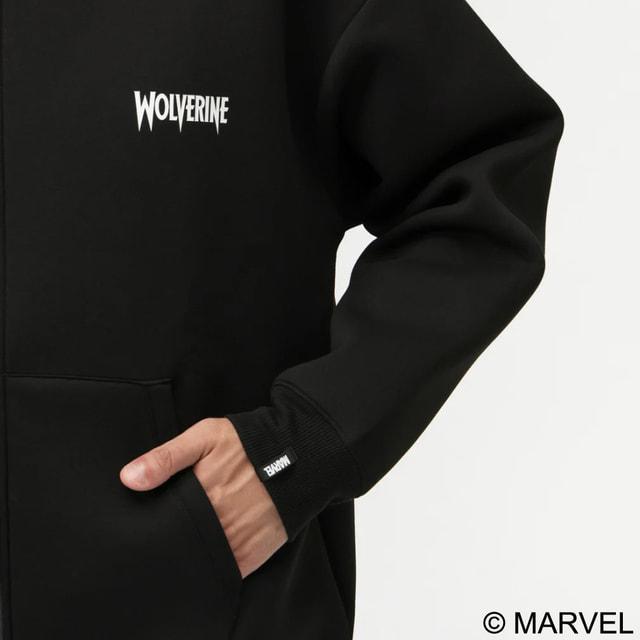 値下げ中☆MARVEL × MAZZEL コラボ ジップパーカー黒 サイズXL MARVEL
