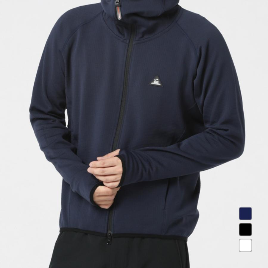 TIGORA by BEAMS DESIGN メンズ スウェット フルジップ グリッド 