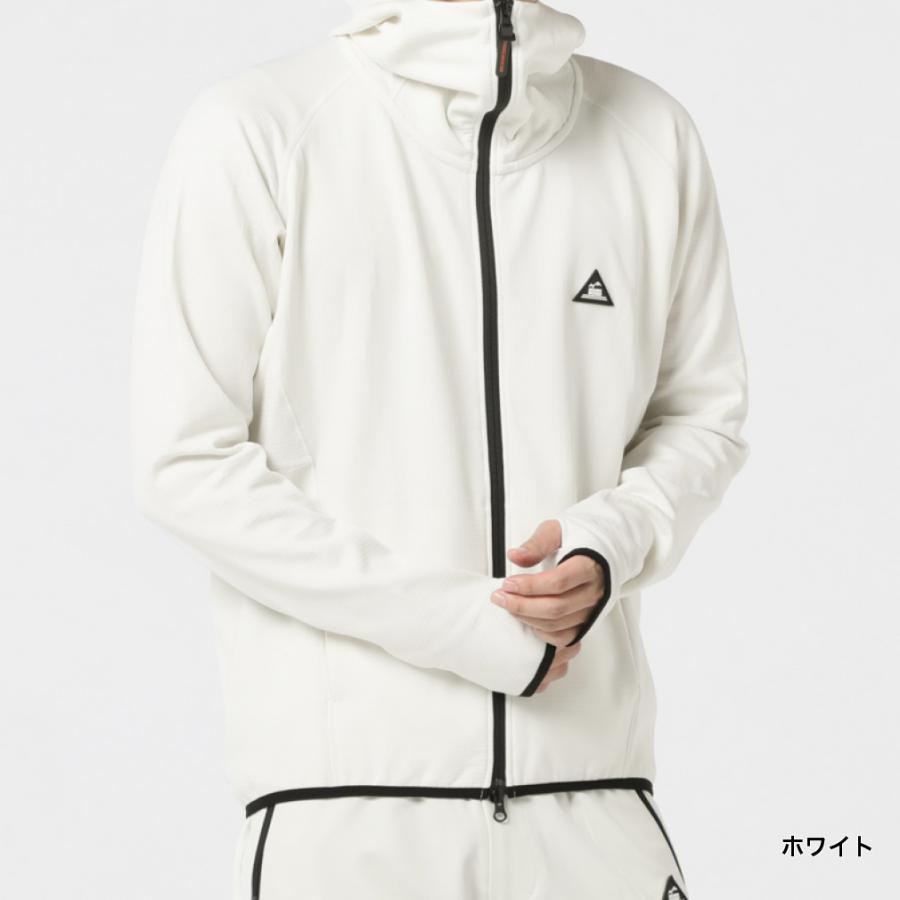 TIGORA by BEAMS DESIGN メンズ スウェット フルジップ グリッド 