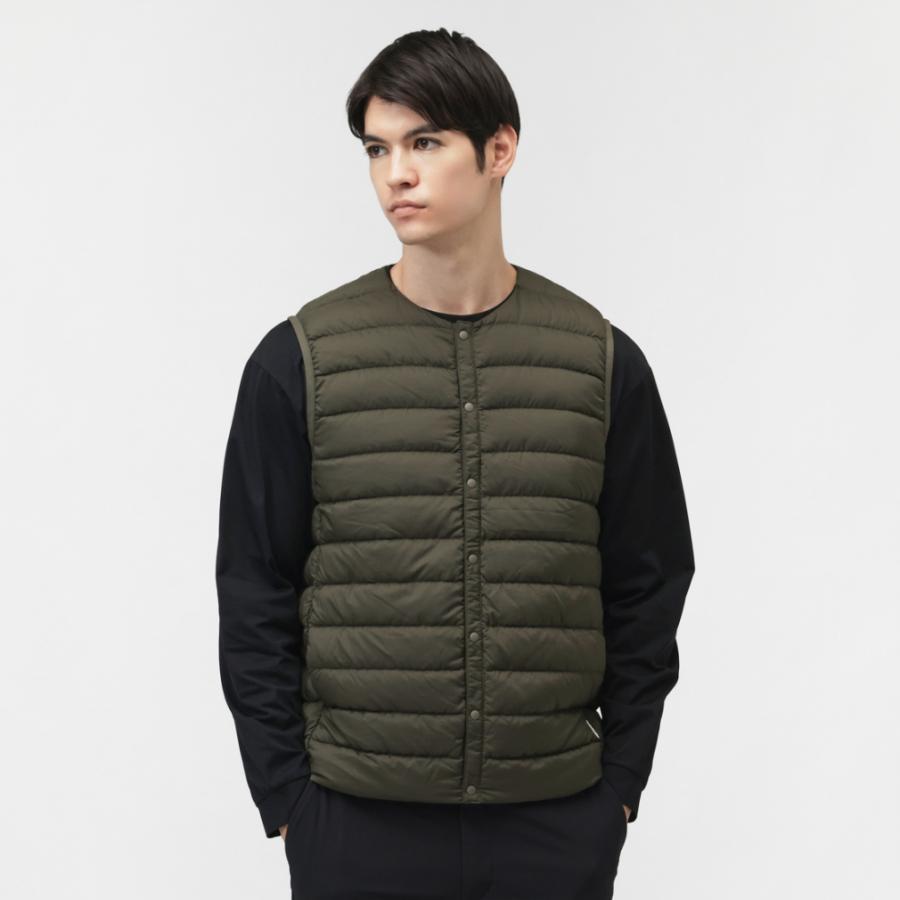 TIGORA（ティゴラ） メンズ ダウンジャケット ライトダウンベスト TR