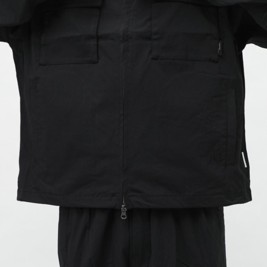 デコスポーツ LC-03 半袖ジャケット 黒 デサント（DESCENTE）（メンズ）クロス半袖ジャケット ST5SJKX0MB NV00