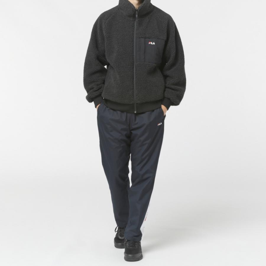 FILA（フィラ） メンズ フリースジャケット リバーシブルシープボア