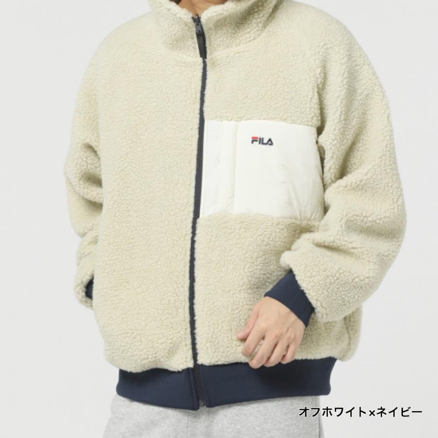 FILA フィラ メンズ フリースジャケット リバーシブルシープボア