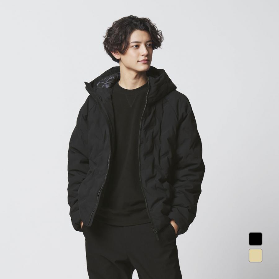 TIGORA（ティゴラ） メンズ 中綿ジャケット アルミ蓄熱パデッドフード