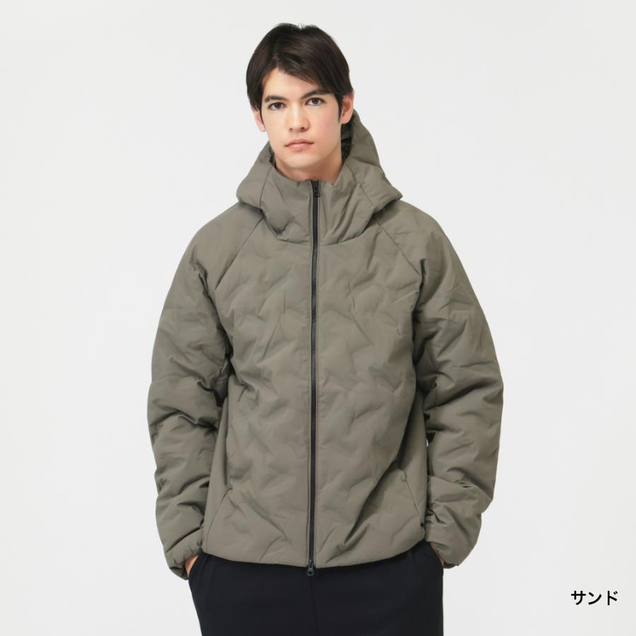 TIGORA（ティゴラ） メンズ 中綿ジャケット アルミ蓄熱パデッドフード