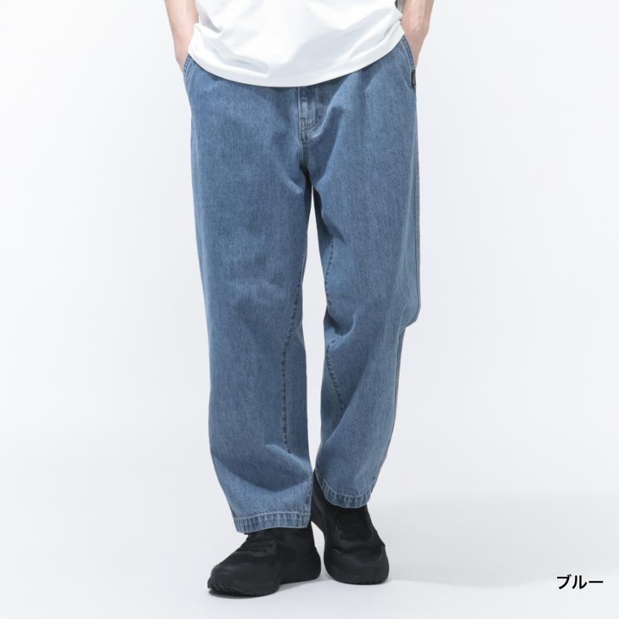 とらさん TIGORA（ティゴラ） メンズ ロングパンツ デニムワイドパンツ CORDURA
