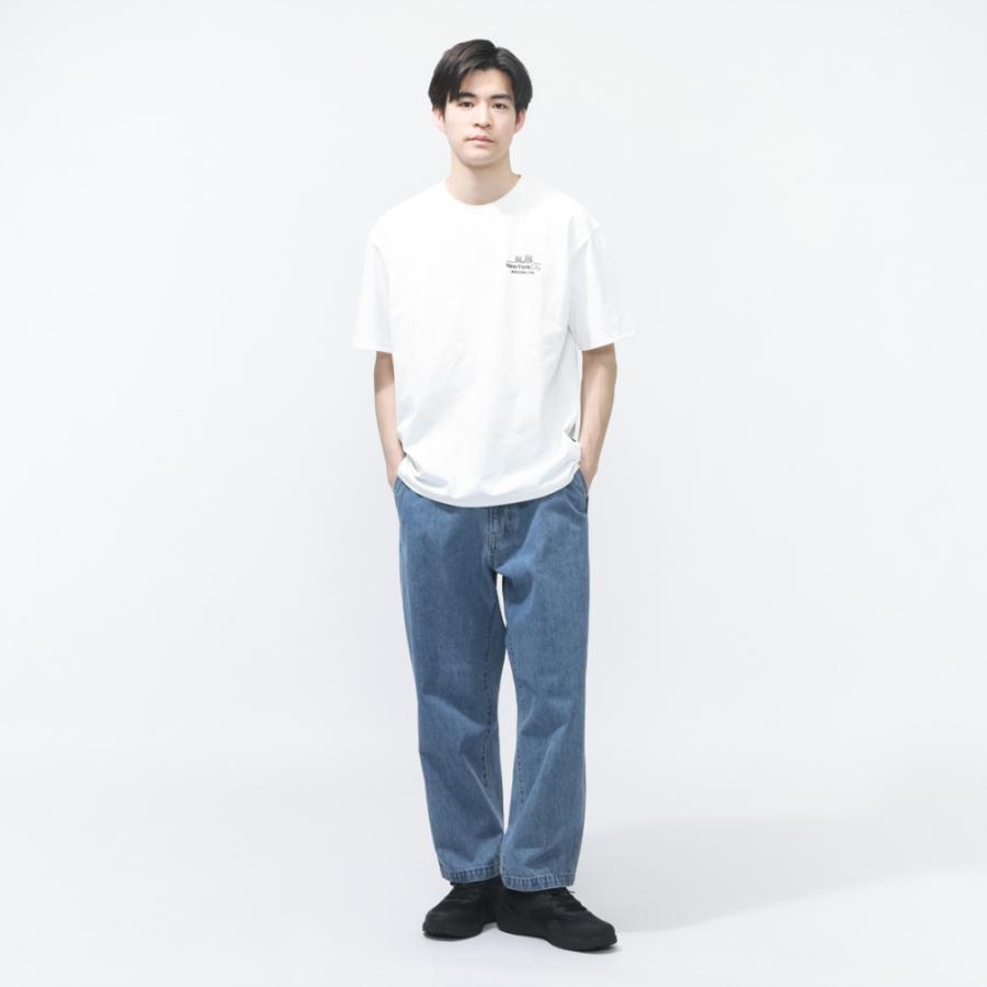 TIGORA（ティゴラ） メンズ ロングパンツ デニムワイドパンツ CORDURA