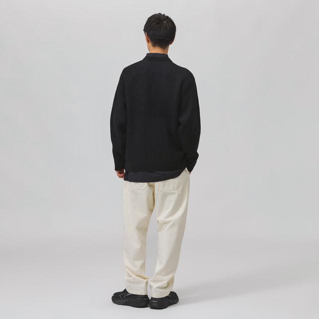 TIGORA（ティゴラ） メンズ ロングパンツ デニムワイドパンツ CORDURA