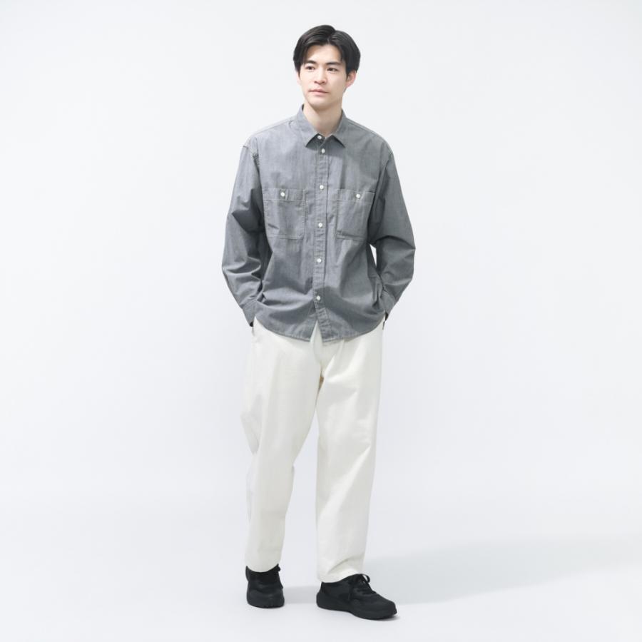 TIGORA（ティゴラ） メンズ ロングパンツ デニムワイドパンツ CORDURA