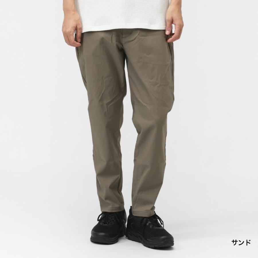 TIGORA（ティゴラ） メンズ ロングパンツ 裏起毛テーパードパンツ TR