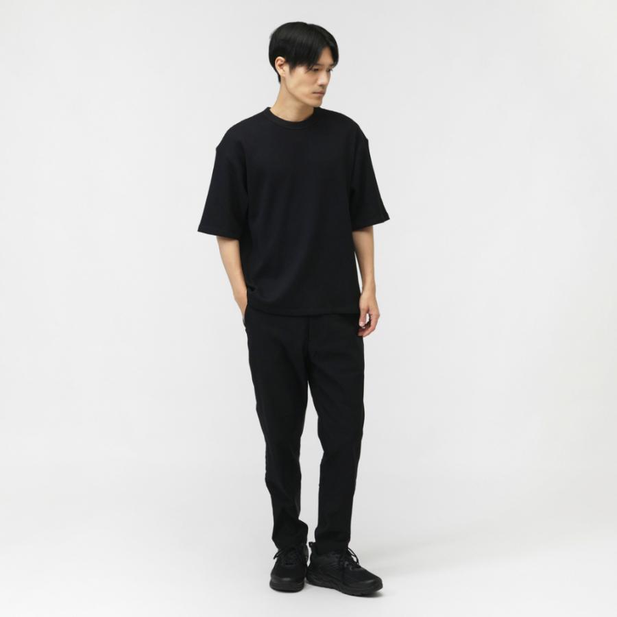 TIGORA（ティゴラ） メンズ ロングパンツ 裏起毛テーパードパンツ TR