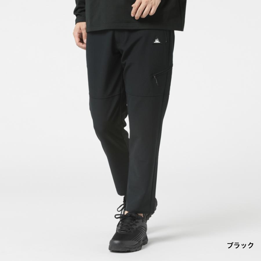 PGG二重織りストレッチブラックサイズ0 TIGORA by BEAMS DESIGN メンズ ロングパンツ 二重織ストレッチパンツ
