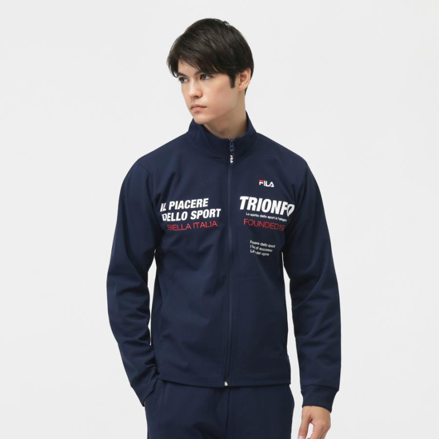 FILA（フィラ） メンズ 長袖 ジャージ ジャケット メンズジャージ