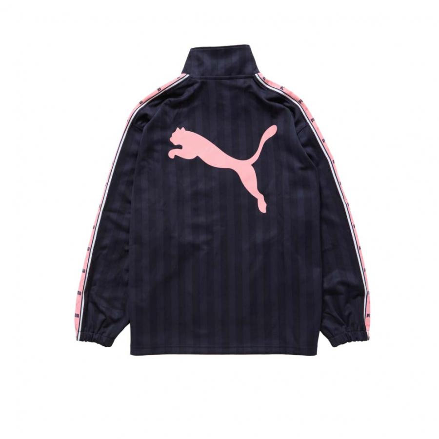 PUMA 幾何学模様 ジャージジャケット PUMA（プーマ） メンズ 長袖 ジャージ ジャケット SHADOW STRIPE