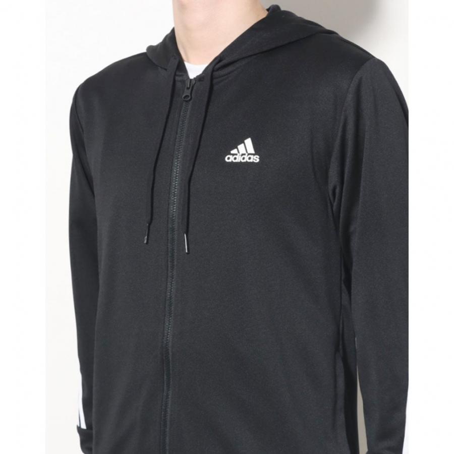 アディダス セットアップ  パーカー メンズ トラック 上下 セットアップ adidas（アディダス） メンズ ジャージ 上下セット 3S DK トラック